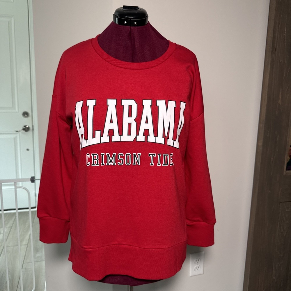 Alabama Crimson Tide Women's M‎ Sweatshirt Gameday Couture Pullover Cozy